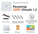 ZONT Climatic 1.2 Погодозависимый автоматический GSM / Wi-Fi регулятор (1 ГВС + 2 прямых/смесительных) с доставкой в Пермь